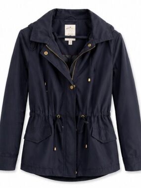 Charter Club Navy Utility Anorak Jacket